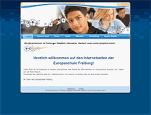 Tablet Screenshot of europaschulefreiburg.de